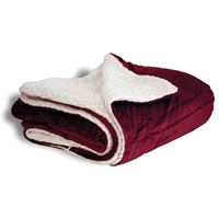 Logo Mink Sherpa Blankets