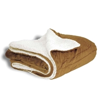 Mink Sherpa Blankets with Logo