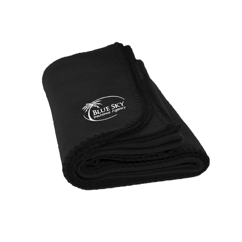 Promotional Promo Fleece Blanket with Custom Imprint