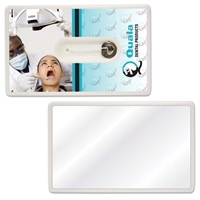 Promotional Credit Card Dental Floss With Mirror