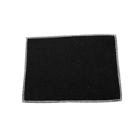 Custom printed Microfiber Cloth in black