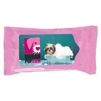 Pet wipes with logo