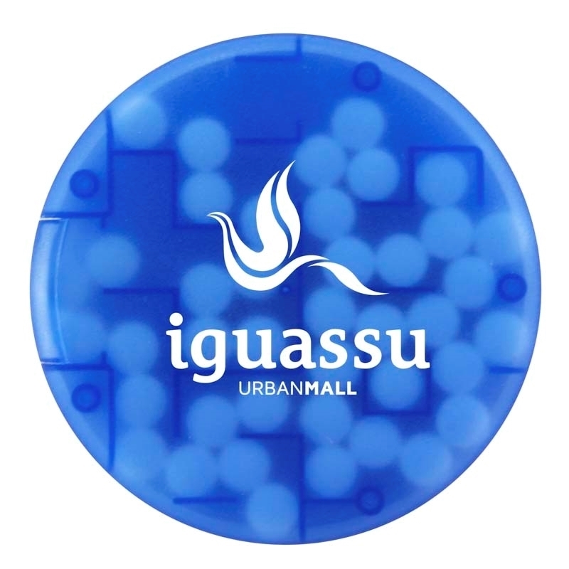 Customized Round Puzzle Credit Card Mints With Logo