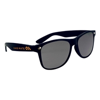 Branded Solid Color Miami Sunglasses