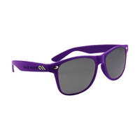 Imprinted Solid Color Miami Sunglasses