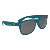 Branded Solid Color Miami Sunglasses