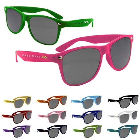 Picture of Custom Printed Solid Color Miami Sunglasses