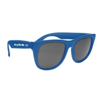 Custom Solid Color Rubberized Sunglasses