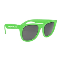 Promotional Solid Color Rubberized Sunglasses