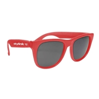 Solid Color Rubberized Sunglasses with your logo