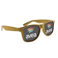 Yellow Imprinted Logo Lenses Sunglasses