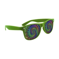 Picture of Custom Printed Solid Color Miami Logo Lenses Sunglasses