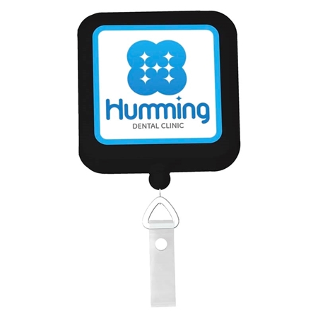 Picture of Custom Printed Square Badge Reel