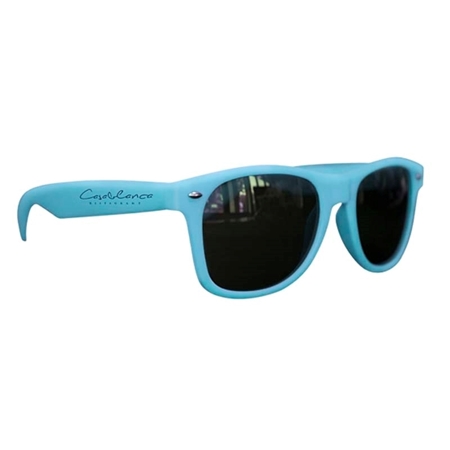 Picture of Custom Printed Matte Soft Rubberized Finish Miami Sunglasses