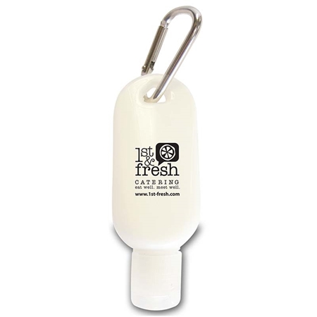 Custom Printed Sunscreen W/ Carabiner