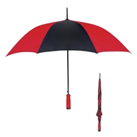 Branded 46" Umbrella with Colored Handle