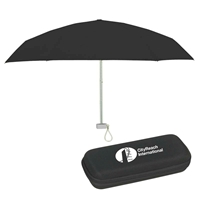 Black Branded 37" Arc Umbrellas