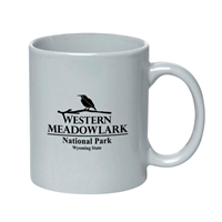 Picture of Custom Printed 11 oz.  Stoneware Mug With C-Handle