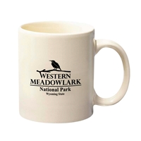 Picture of Custom Printed 11 oz.  Stoneware Mug With C-Handle