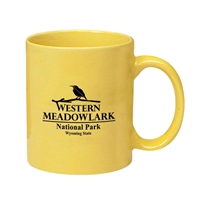 Picture of Custom Printed 11 oz.  Stoneware Mug With C-Handle