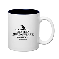 Picture of Custom Printed 11 oz.  Stoneware Mug With C-Handle