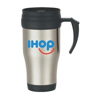 Personalized 16 oz. Stainless Steel Travel Mug With Slide Lid