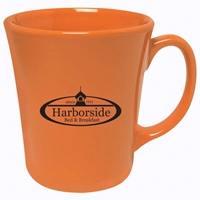 Custom Orange 14 oz. Bahama Mug