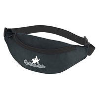 Black Fanny Pack with logo