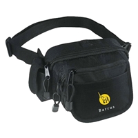 Black Fanny Pack with logo