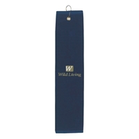 Personalized Folded Golf Towel