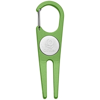 Customizable Aluminum Divot Tool With Ball Marker