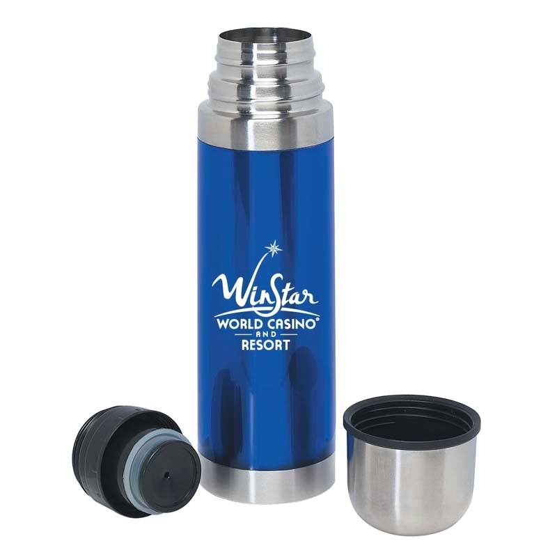 Personalized 16 oz. Stainless Steel Thermos with Custom Imprint