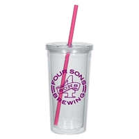 24 oz. Custom Double Wall Acrylic Tumbler