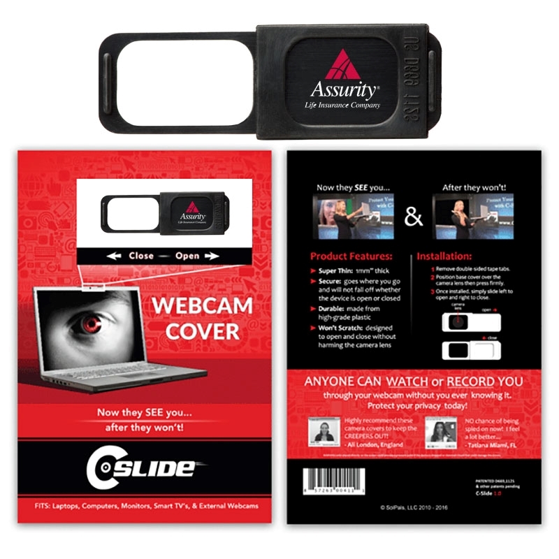 Custom Webcam Cover with Your Logo