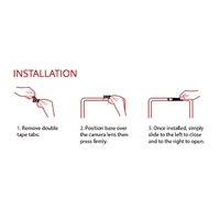 Webcam Cover Installation Instructions