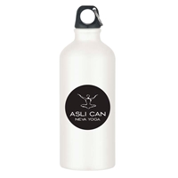 White Aluminum Bike Bottle