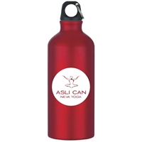 Red Aluminum Bike Bottle