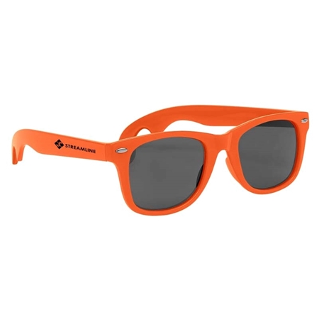 Branded Malibu Bottle Opener Sunglasses