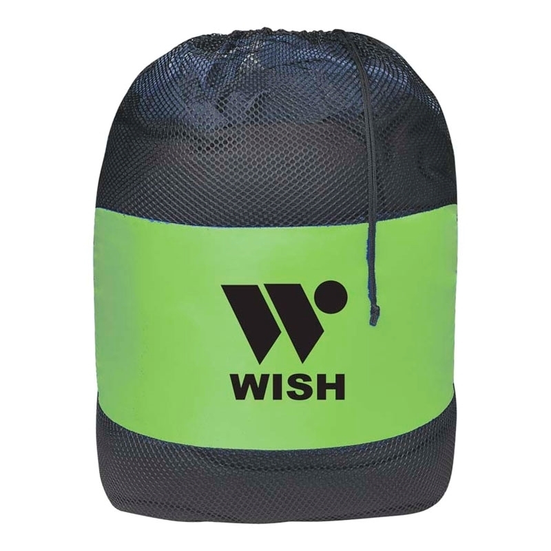 Customized Mesh Laundry Bag with Custom Imprint