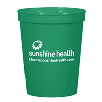 Green Personalized 16 oz. Stadium Cup