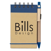 Eco-Inspired Spiral Jotter & Pen With Your Logo