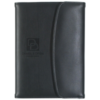 Branded Promotional Leather Look 5" x 7" Portfolio