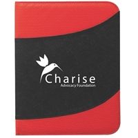 Promotional Non-Woven 8 1/2" x 11" Bubble Padfolio