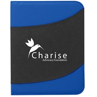 Personalized Non-Woven 8 1/2" x 11" Bubble Padfolio