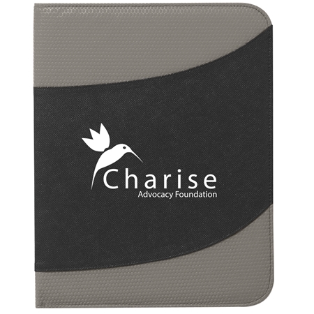 Custom Non-Woven 8 1/2" x 11" Bubble Padfolio