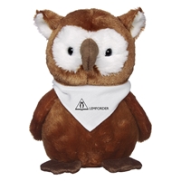 Picture of Custom Printed 6" Hoot Owl Plush Animal