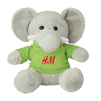 Picture of Custom Printed 6" Excellent Elephant Plush Animal