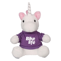 Picture of Custom Printed 6" Mystic Unicorn Plush Animal