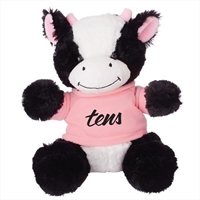 Picture of Custom Printed 6" Cuddly Cow Plush Animal