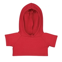 6" Big Paw Panda Hoodie-Red